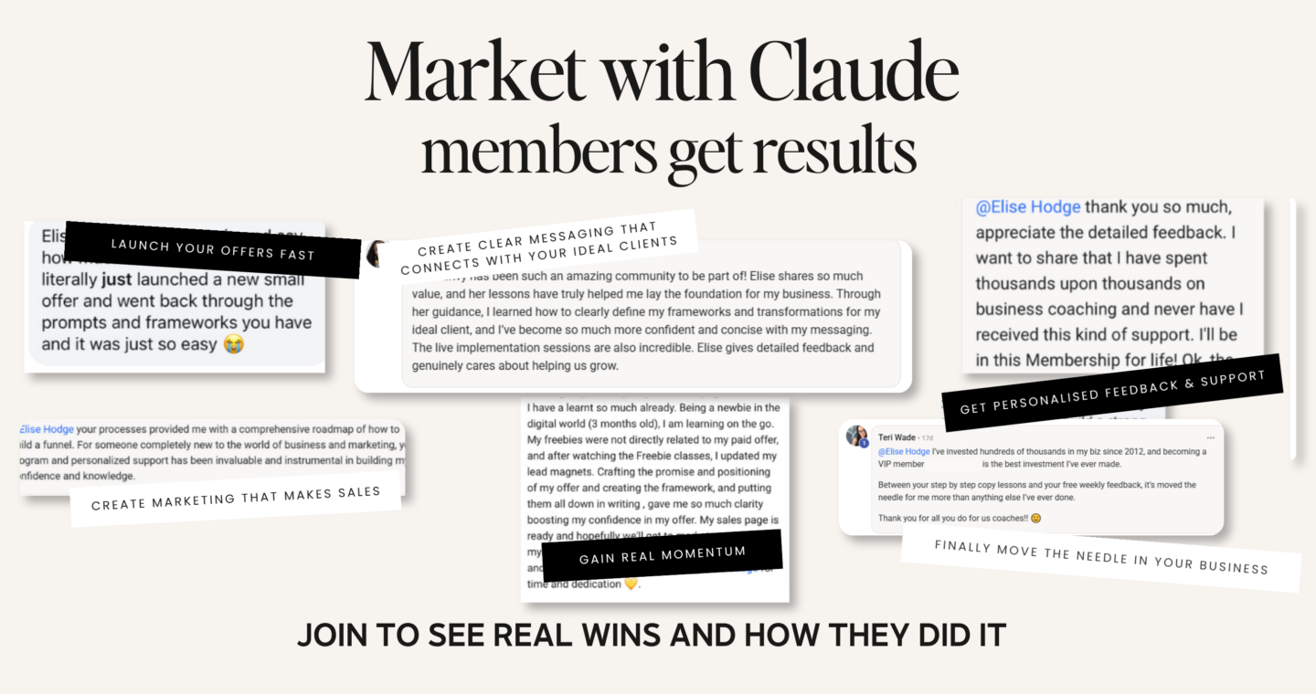 Market with Claude