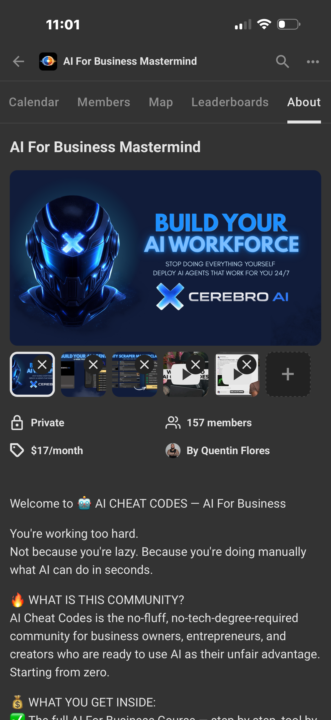 NEW AI FOR BUSINESS COMMUNITY! 
