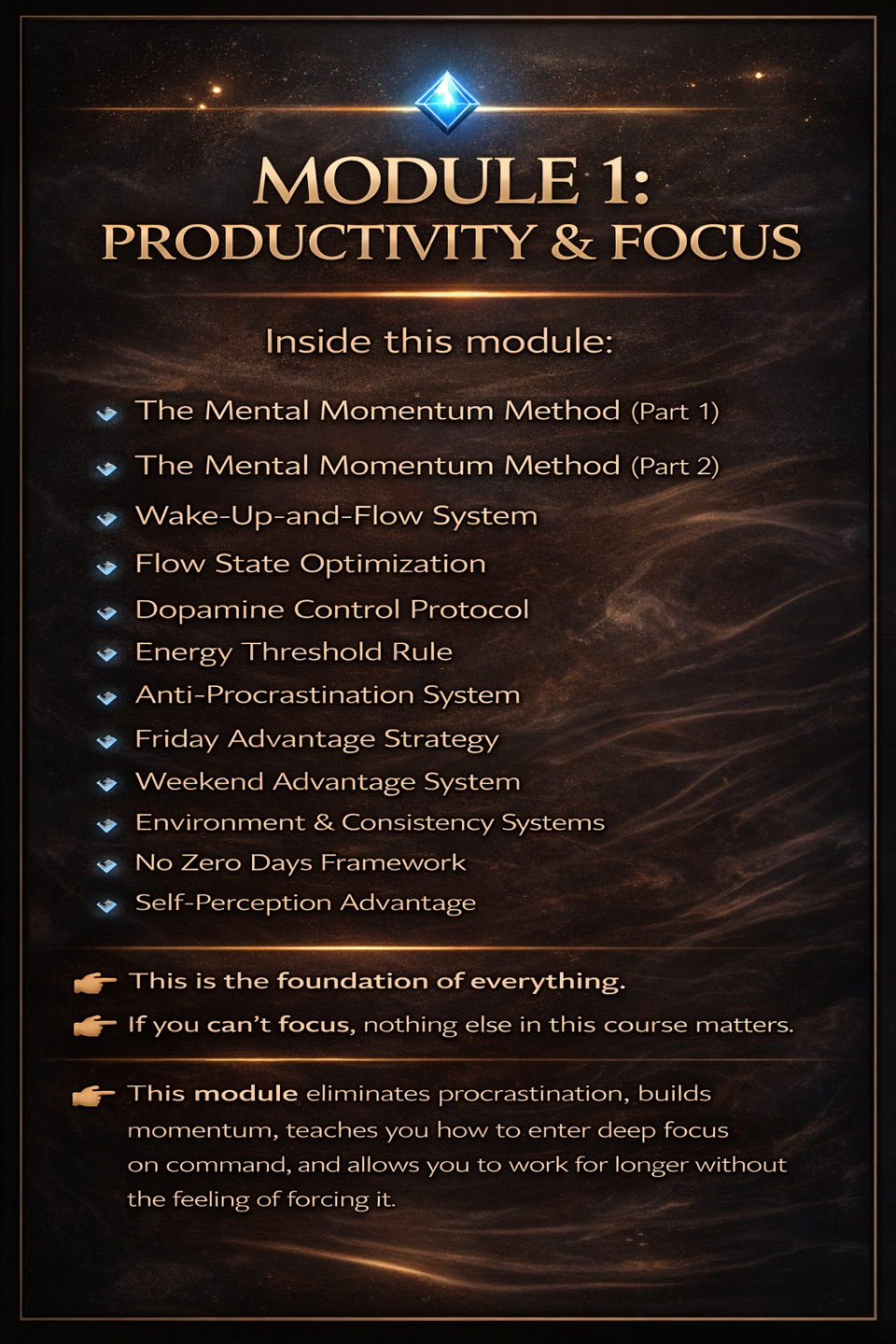 The Academic Blueprint