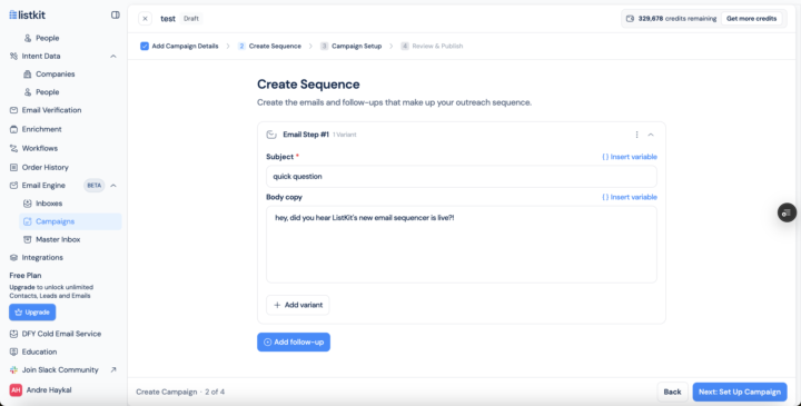 ListKit's email sequencer is LIVE 🎉