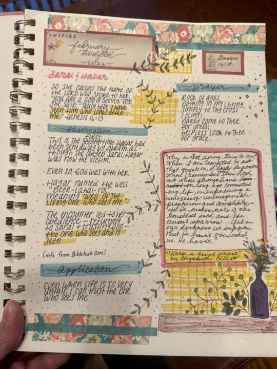 First “Carisma style” journal entry