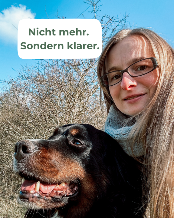 Ich habe aufgehört, mich anzutreiben. Und plötzlich ging es voran.