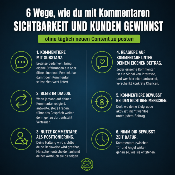 Kommentare sind die neue Währung auf LinkedIn. Und die meisten lassen sie liegen.