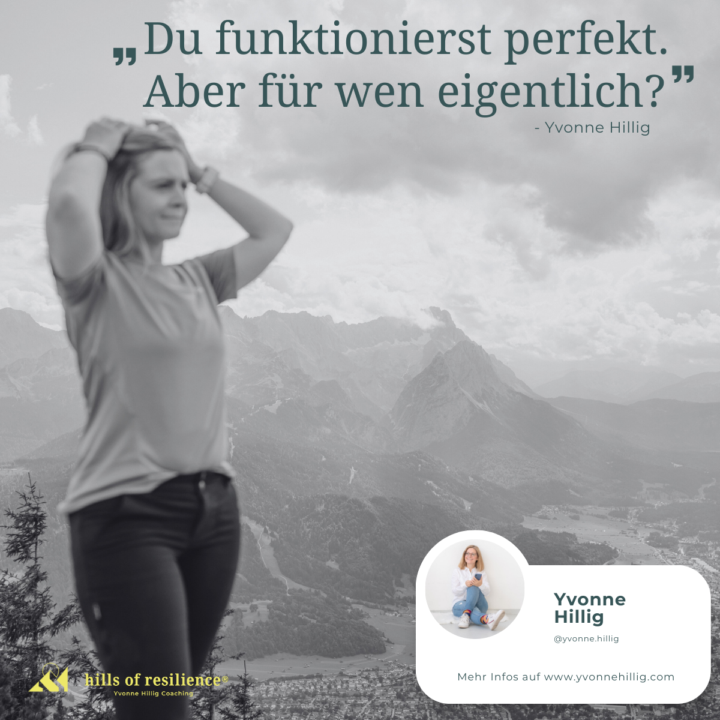 Wie lange willst du dich noch selbst übergehen?