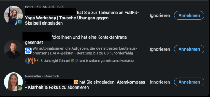 🔍 LinkedIn-Tipp: So erkennst du Einladungen jetzt schneller