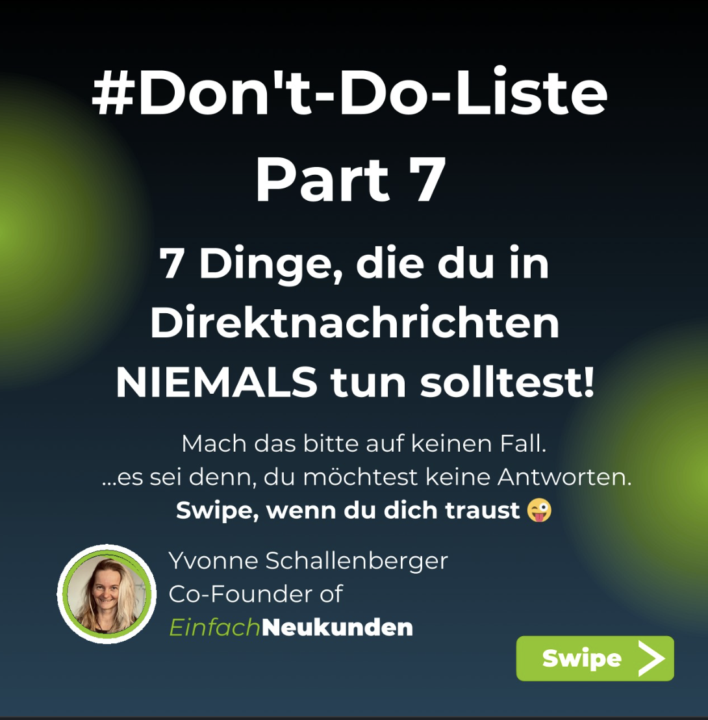 Du möchtest, dass dir niemand auf LinkedIn DMs antwortet?   