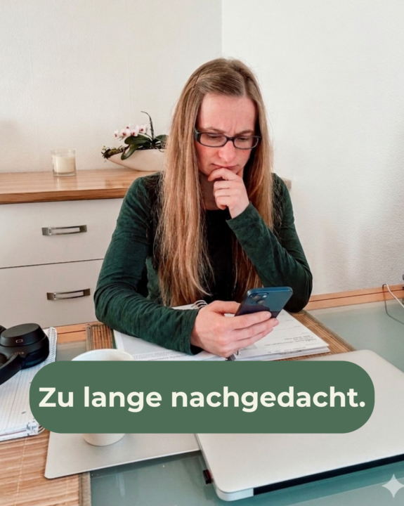 Der Text war fertig und ich hab ihn trotzdem nicht gepostet