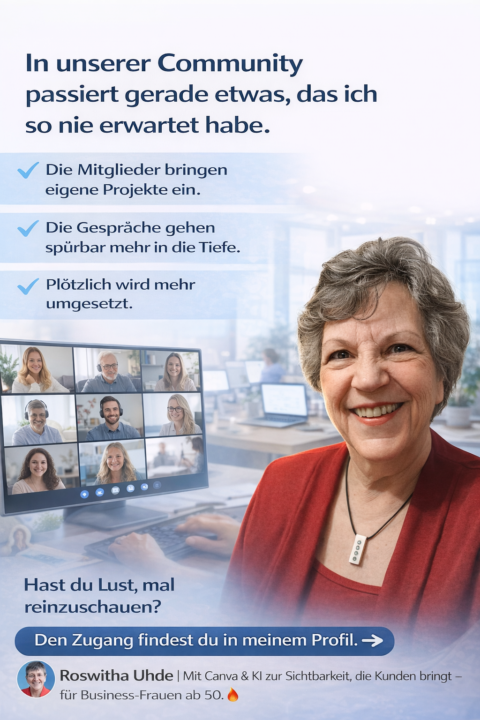 In unserer Community passiert gerade etwas, das ich so nicht erwartet habe.
