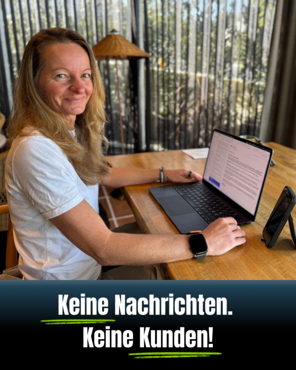 Du traust dich nicht, Nachrichten zu schreiben.Und willst trotzdem Kunden gewinnen?