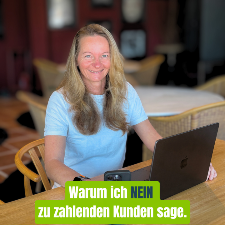 Wer jeden Kunden nimmt ist nicht fleißig, sondern verzweifelt!