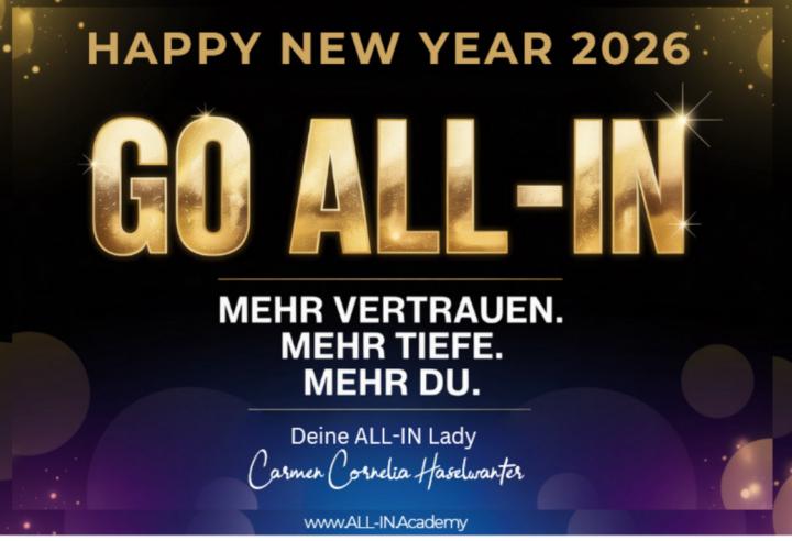 ✨ 2026 ist kein Jahr für vielleicht ✨