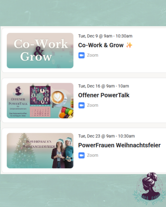 Dezember bei PowerFrauen Digital. Fokus, KI und ein starker Jahresabschluss.