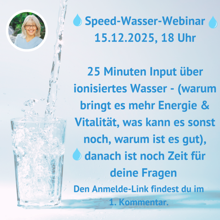 Wasser-Speed-Webinar am 15.12.25 um 18 Uhr