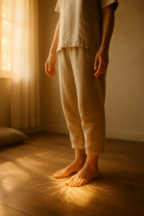 Spüre den Boden unter Deinen Füßen 🦶