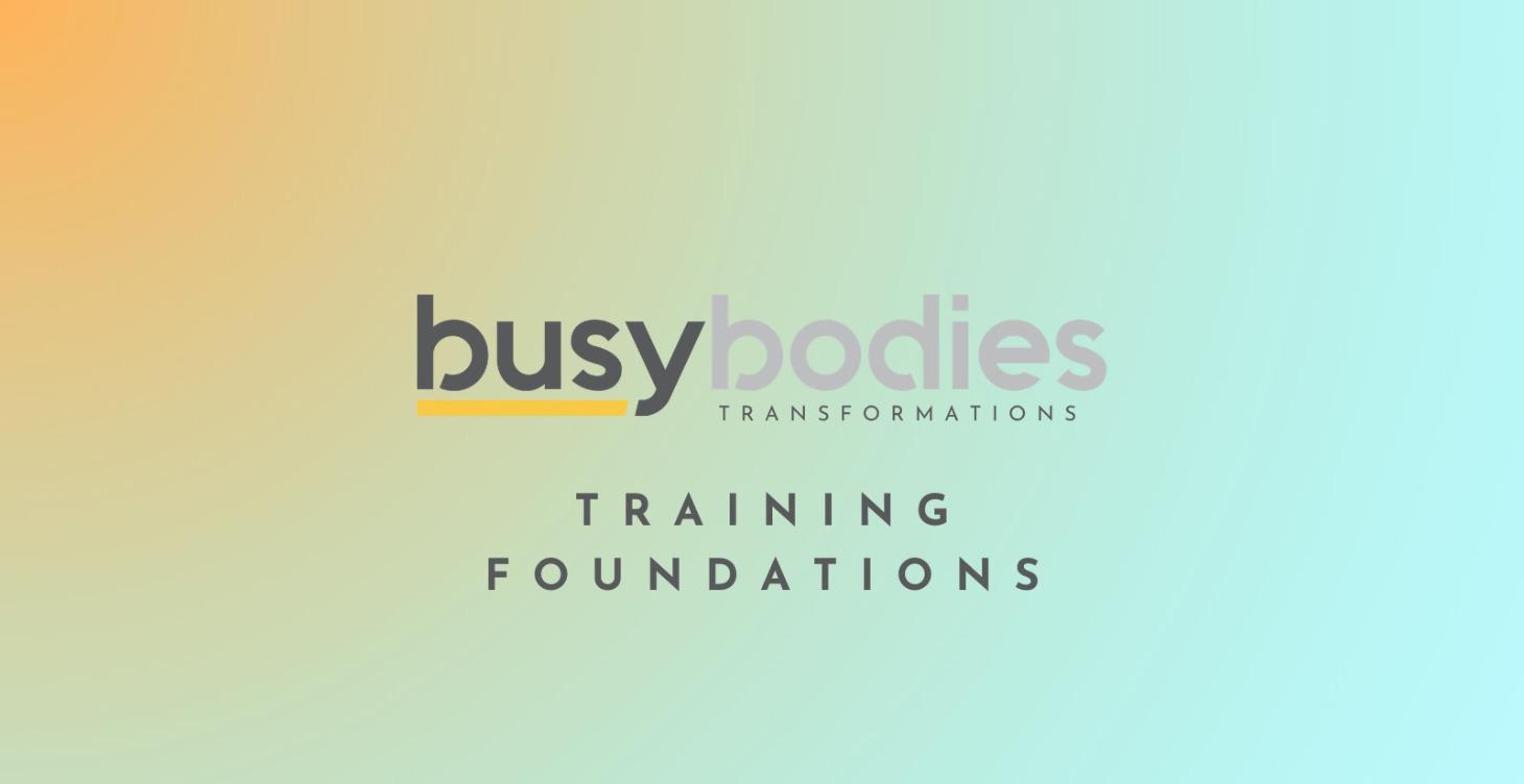 Training Foundations 💪🏽