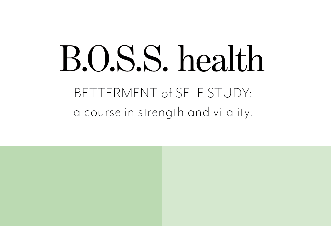 BOSS: Betterment of Self-Study