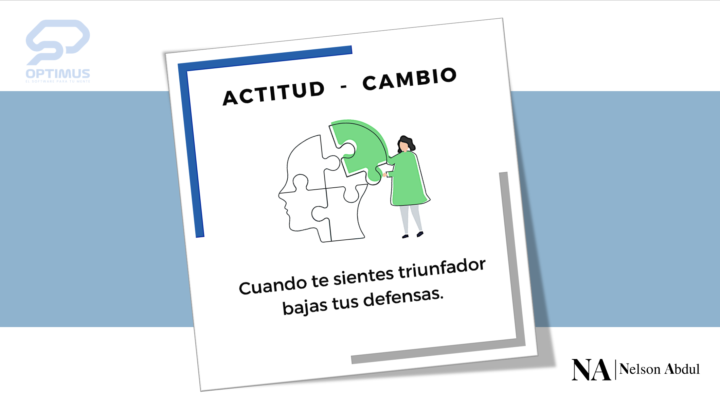 “Cuando te sientes triunfador, bajas tus defensas.”