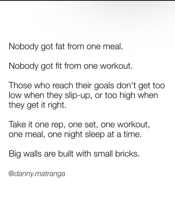 This is powerful. Let’s take it one good day at a time. 