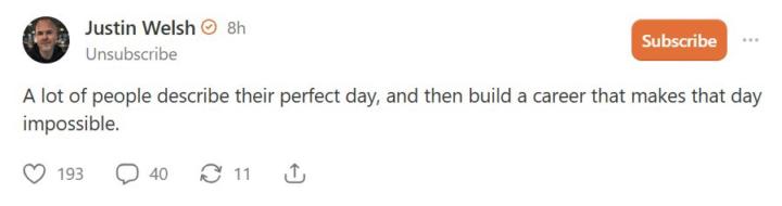 Is your Portable Life built to support your "Perfect Day"?