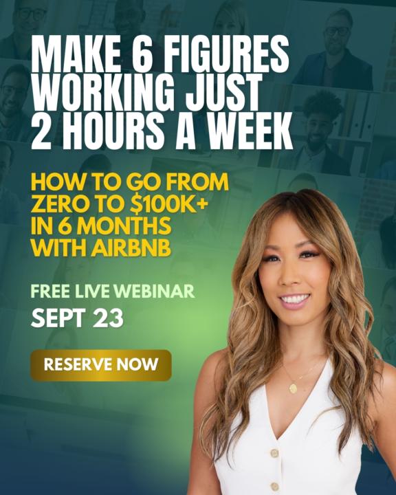 Free Live Airbnb Passive Income Webinar Tomorrow, September 30!
