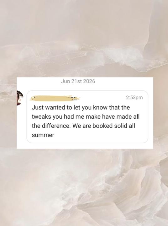 🏆 Client Win: $4000 ROI in 48 hours (and his summer’s booked out) After this Strategy