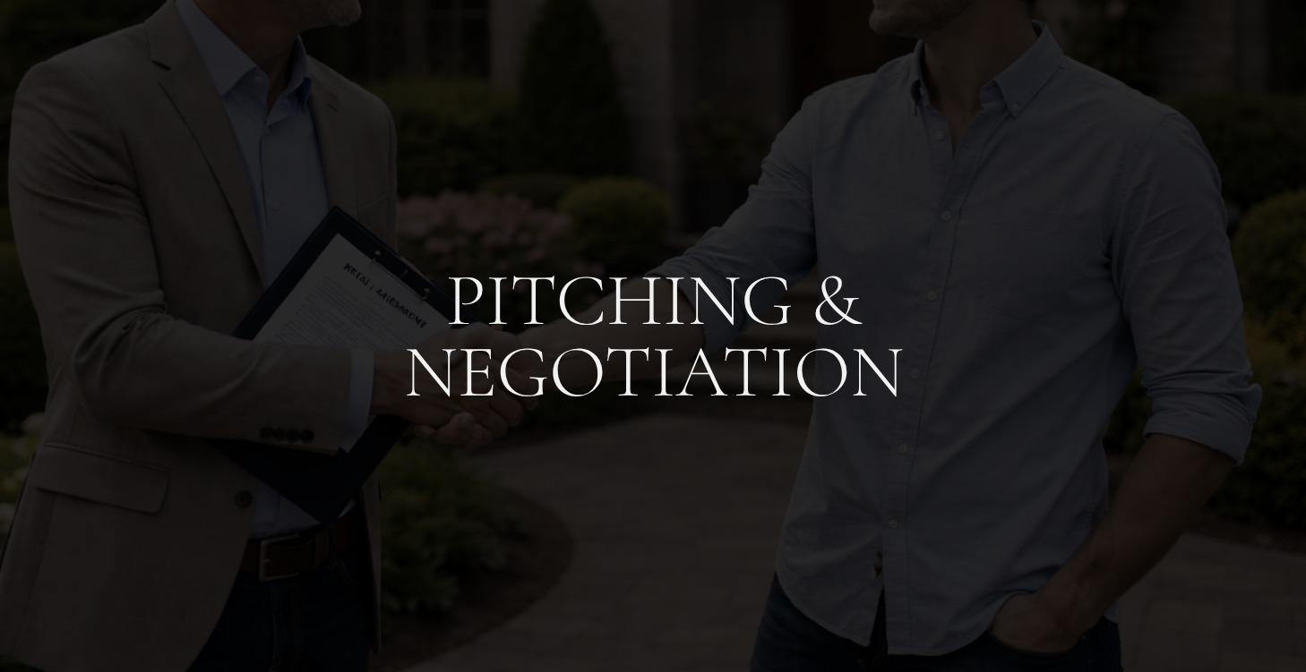 Pitching & Negotiation Mastery