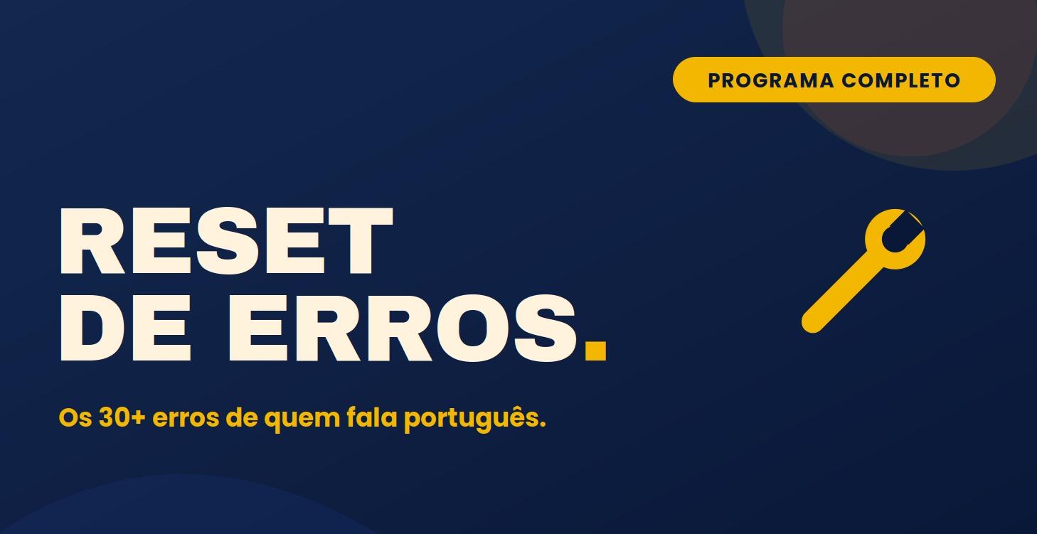 Reset de Erros