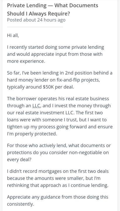How to Ensure Your Interests are Protected (See Attached)