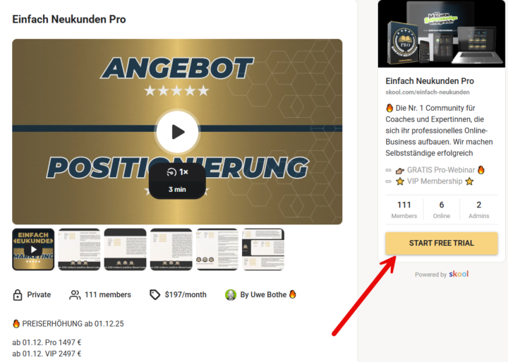 Einfach Neukunden Pro oder VIP