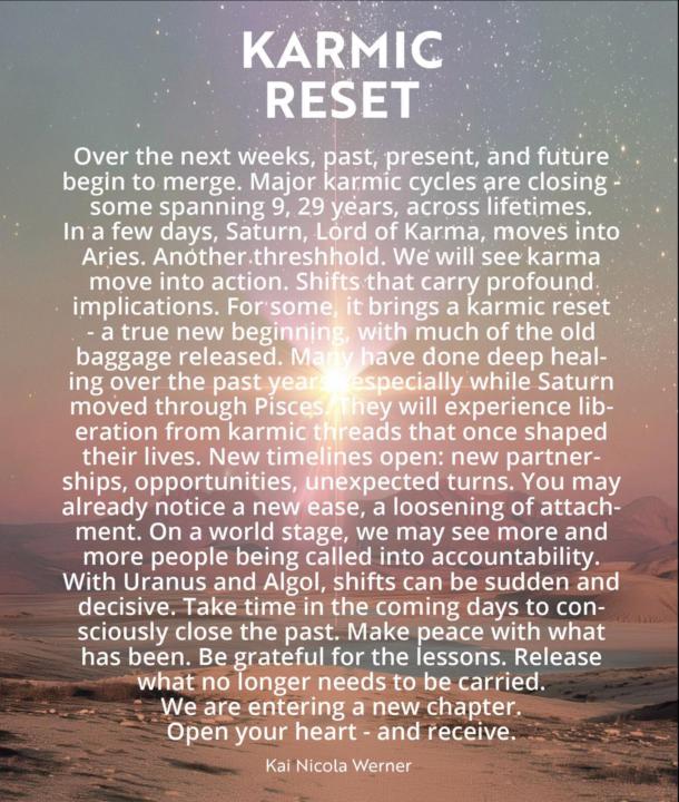 Karmic Reset 