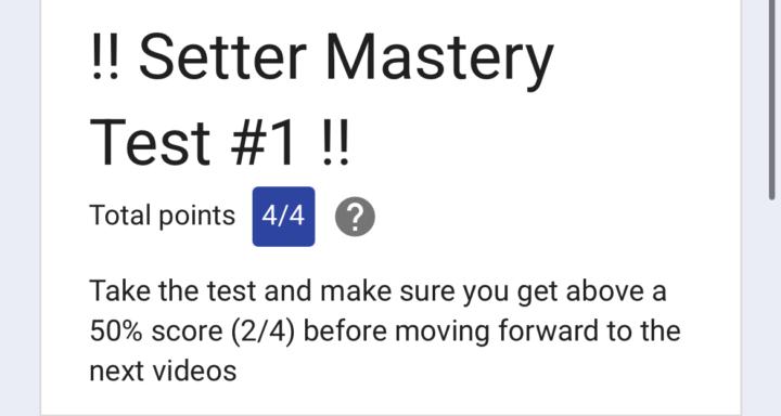 Appt-Setter Test 1 out of 8