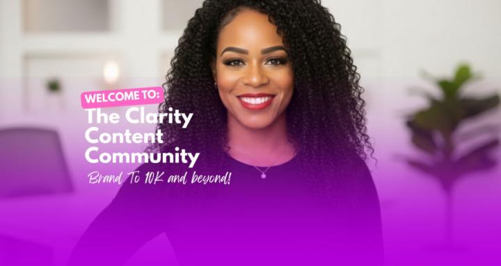 Clarity Content Community 