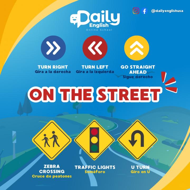 🚗 ENGLISH ON THE STREET (Inglés en la calle)