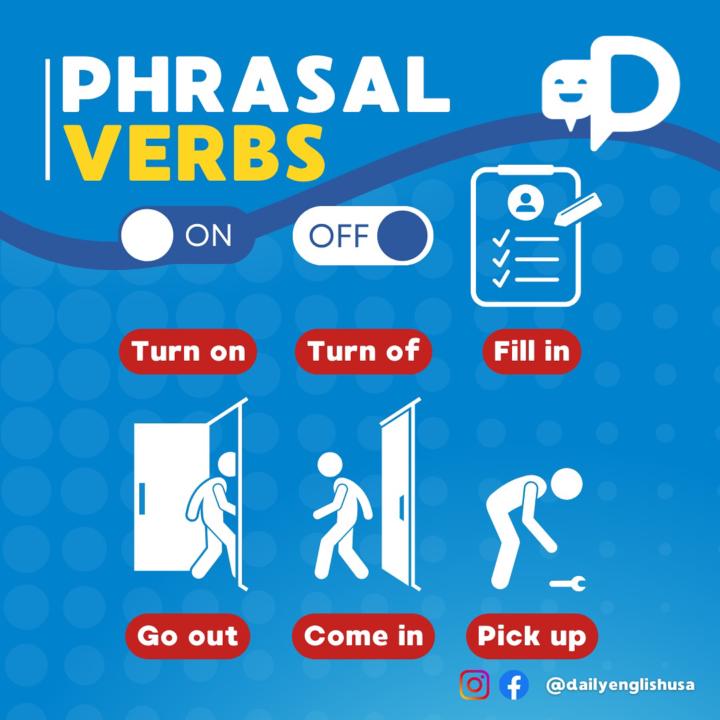 🔥 PHRASAL VERBS — Small words, BIG power!