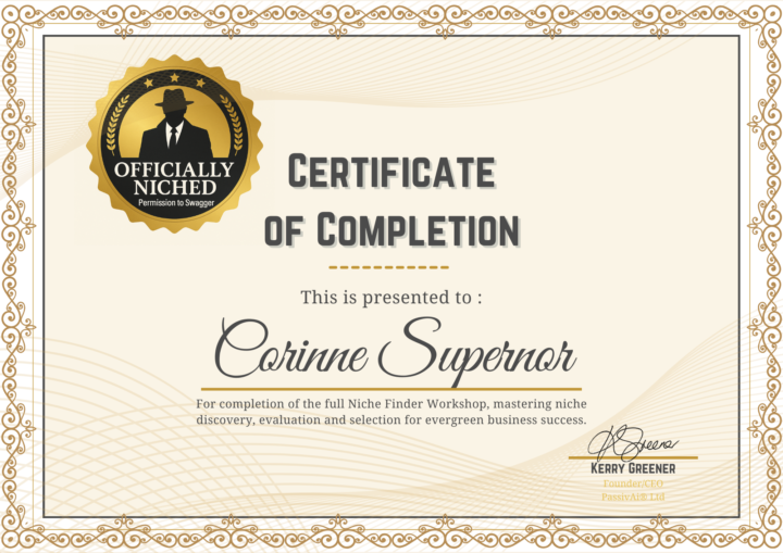 🎉 Big Congratulations to Corinne Supernor!