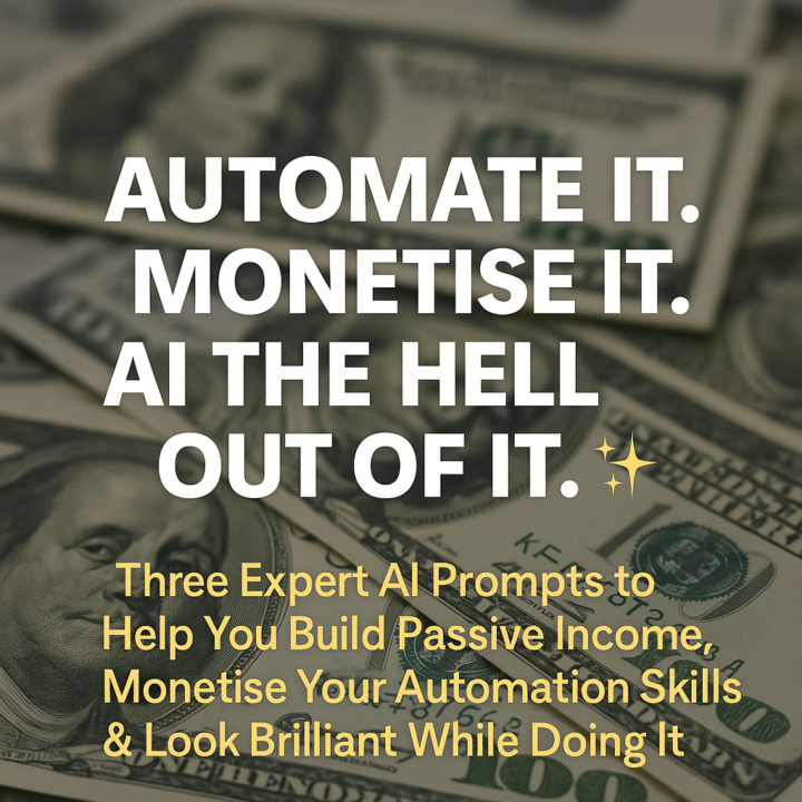 Automate It. Monetise It. AI the Hell Out of It.