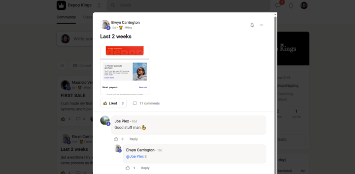 Not bad for first 2 weeks @ElwynCarrington