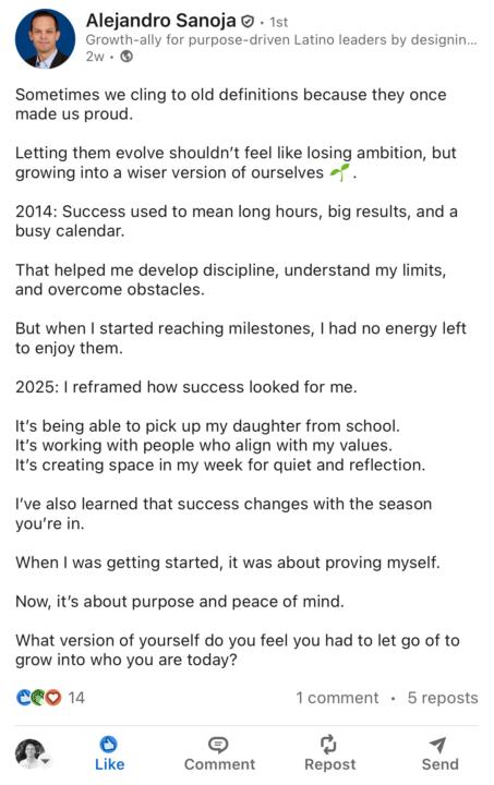 ¿Qué es el éxito para ti? 