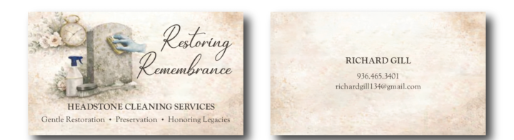 My headstone business 
