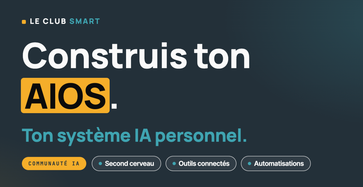 Club SMART | Ton système IA