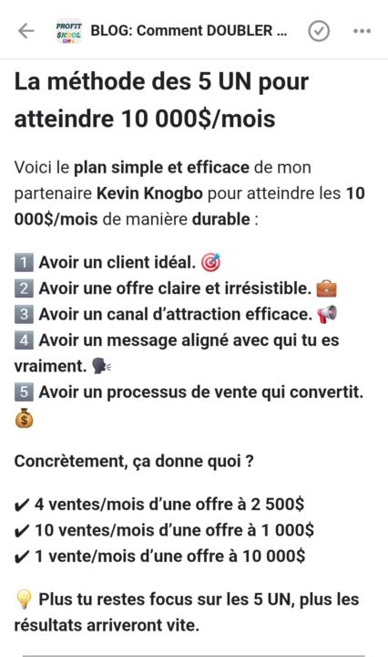 Quelle est la stratégie la plus simple et FACILE pour atteindre les 10 000$/mois ?