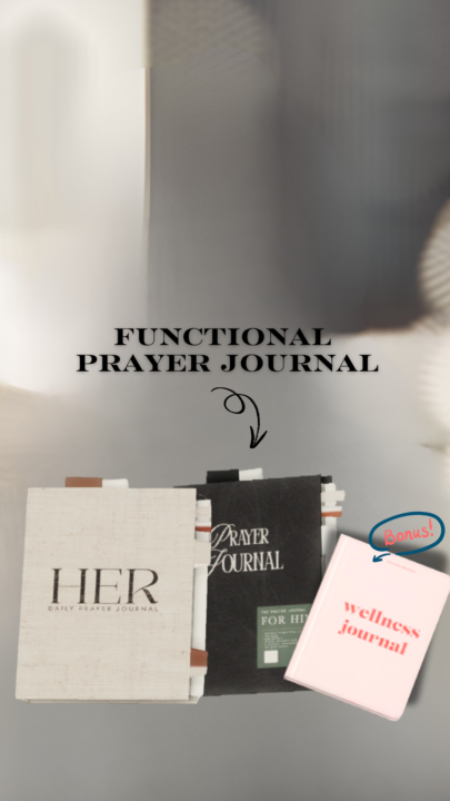Daily Prayer Journal With A Bonus: Wellness Journal  