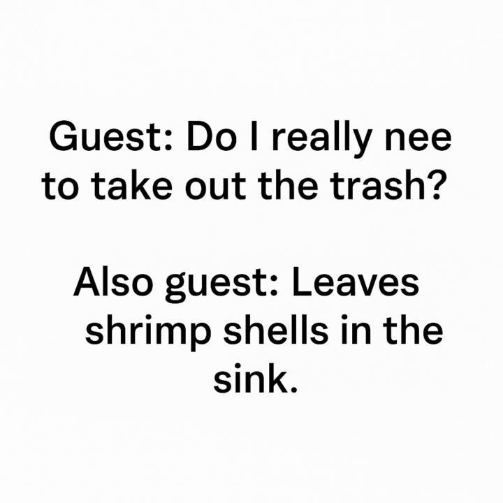 Shrimp. In. The. Sink. 🦐😭