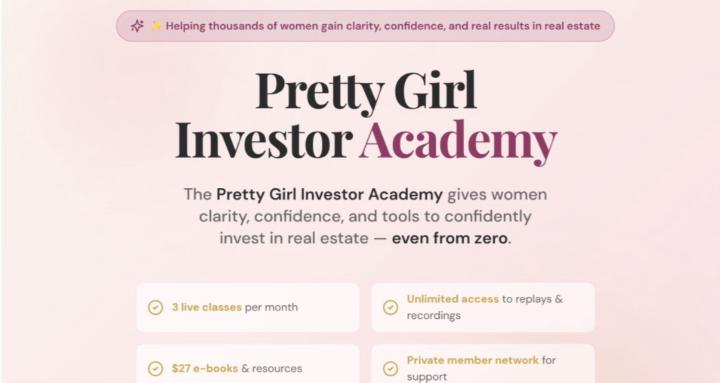 Pretty Girl Investor Academy