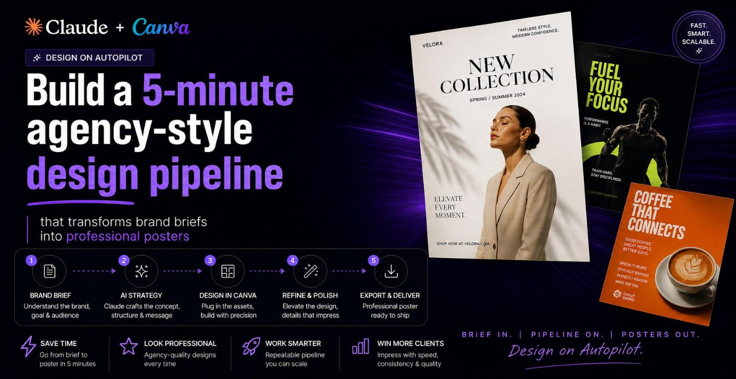 Claude + Canva = Design on Autopilot