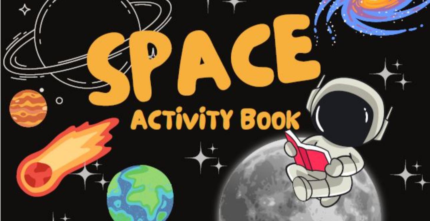 Space Galaxy Activity Book Canva Template