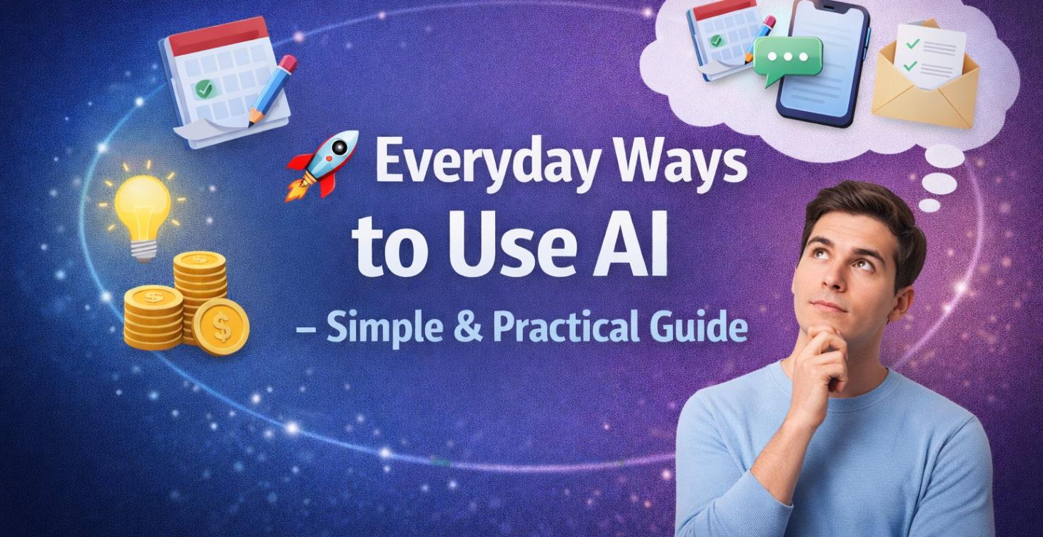 🚀 Everyday Ways to Use AI -SimplePractical Guide