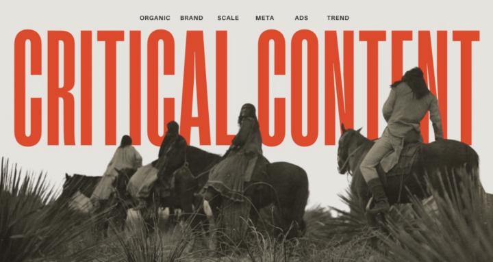 Critical Content Coaching.