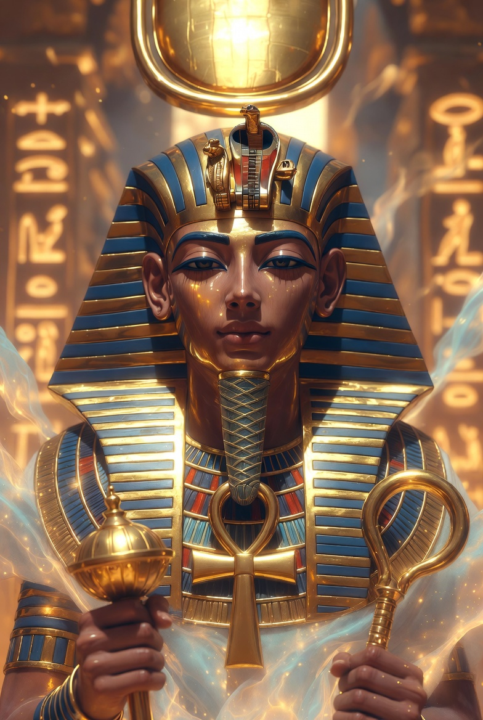 From the Throne of Tutankhamun — Living Image of Amun