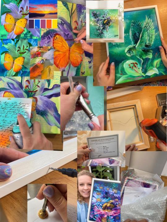 Saturday LIVE painting 7.30pm